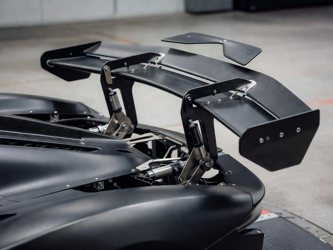 Active Aerodynamic Rear Wing Mechanics